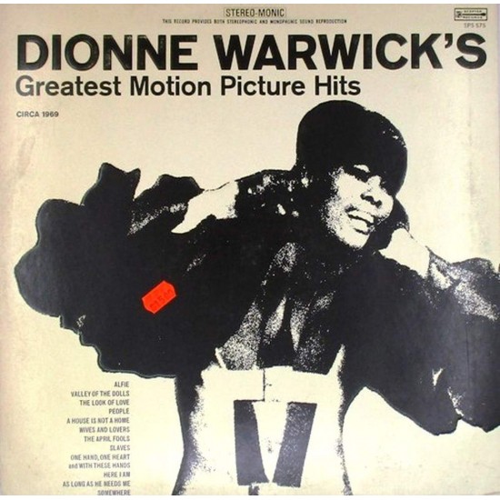 Пластинка Dionne Warwick ‎ Dionne Warwick's Greatest Motion Picture Hits